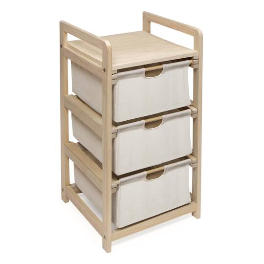 Badger Basket 3 Bin Hamper/Storage Unit